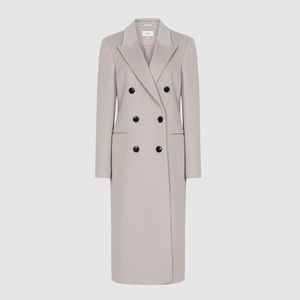 Reiss Maddie Wool Blend Longline Coat